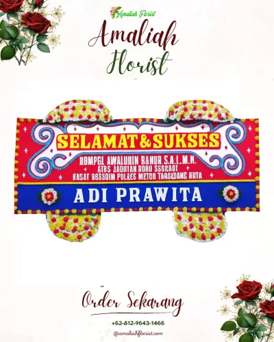 Karangan Bunga Ucapan Selamat di Sungaijawi Dalam
