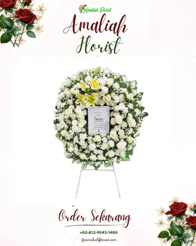 Krans Bunga Duka Cita di Sungaijawi Dalam