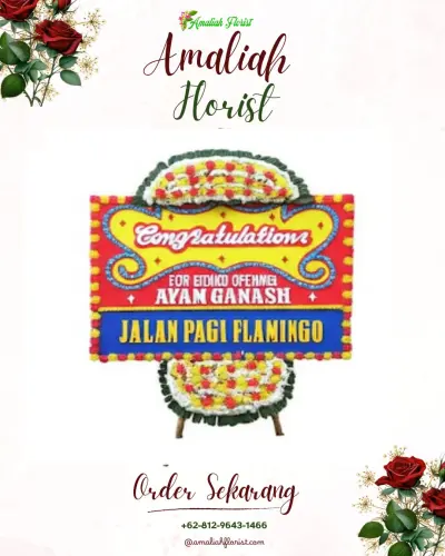 Bunga Papan Congratulation di Sungaijawi Dalam